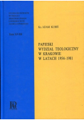 Papieski wydział teologiczny w Krakowie w latach 1954 1981 Tom XVIII