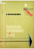 Techniczne normowanie pracy