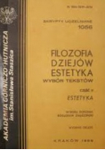 Filozofia dziejów estetyka
