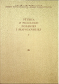Studia z filologii polskiej i słowiańskiej 26