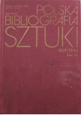 Polska bibliografia sztuki od 1801 do 1944 tom IV