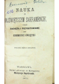 Nauka o najświętszym sakramencie oraz zachęta i przygotowanie do komunii świętej 1872 r