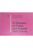 A Glossary of Polish and English Verb Forms