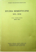 Studia semiotyczne XVI  XVII