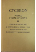 Cyceron Pisma filozoficzne tom III