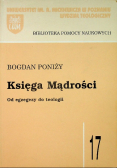 Księga Mądrości Od egzegezy do teologii