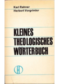 Kleines theologisches wörterbuch