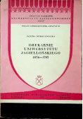 Drukarnie uniwersytetu jagiellońskiego 1678 1783