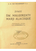Żywot św Małgorzaty Marji Alcoque 1920 r.