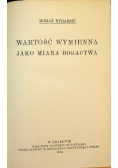Wartość wymienna jako miara bogactwa 1914 r.