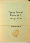 Teoria badań literackich za granicą tom 2