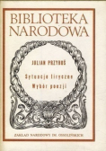 Sytuacje liryczne . Wybór poezji