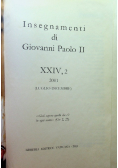 Insegnamenti di Giovanni Paolo II Tom XXIV Część 2