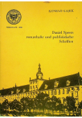 Daniel Speers romanhafte und publizistische Schriften