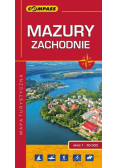 Mapa turystyczna - Mazury zachodnie 1:50 000