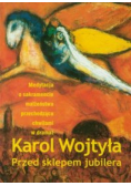 Karol Wojtyła przed sklepem jubilera