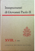 Insegnamenti di Giovanni Paolo II Tom XVIII Część 2