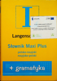 Słownik Maxi PLUS polsko-rosyjski rosyjsko-polski + gramatyka