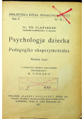 Psychologia dziecka i pedagogika eksperymentalna z 1927 r.