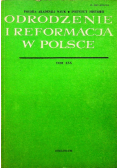 Odrodzenie i Reformacja w Polsce Tom XXX