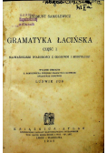 Gramatyka łacińska część I 1930 r.