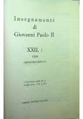 Insegnamenti di Giovanni Paolo II XXI część 1 1999