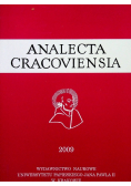 Analecta Cracoviensia 2009