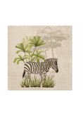 Serwetki Zebra 33x33cm 20szt