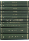 Sienkiewicz Trylogia 11 tomów Reprinty z ok 1888 r.