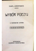 Lenartowicz Wybór poezyj reprint