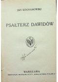 Psałterz Dawidów ok 1924 r.