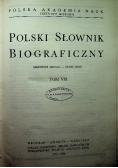 Polski słownik biograficzny VIII