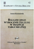 Balaam i jego wyrocznie w tradycji targumicznej