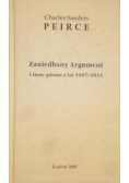 Zaniedbany Argument i inne pisma z lat 1907 - 1913