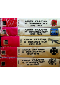 Armia Krajowa w dokumentach 1939 1945 tom 1 do 5