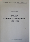 Polska Akademia Umiejętności 1872 do 1952