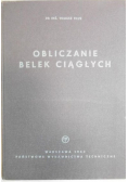 Obliczanie belek ciągłych