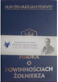 Nauka o powinnościach żołnierza reprint z 1927 r.