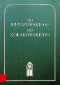Od Brzozowskiego do Kołakowskiego
