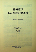 Słownik łacińsko polski Tom 2
