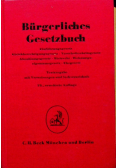 Bürgerliches Gesetzbuch