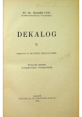 Toth Dekalog Tom II 1934 r.