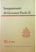 Insegnamenti di Giovanni Paolo II Tom XI Część 4