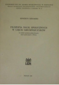 Filozofia nauk społecznych w ujęciu Krusińszczyków