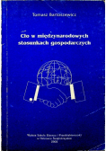 Cło w międzynarodowych stosunkach gospodarczych
