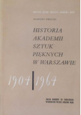 Historia Akademii Sztuk Pięknych w Warszawie