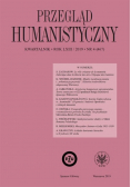 Przegląd Humanistyczny 2019/ 4