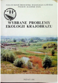 Wybrane problemy ekologii krajobrazu