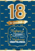Karnet Urodziny 18 dla niego