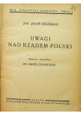 Uwagi nad rządem Polski 1924 r